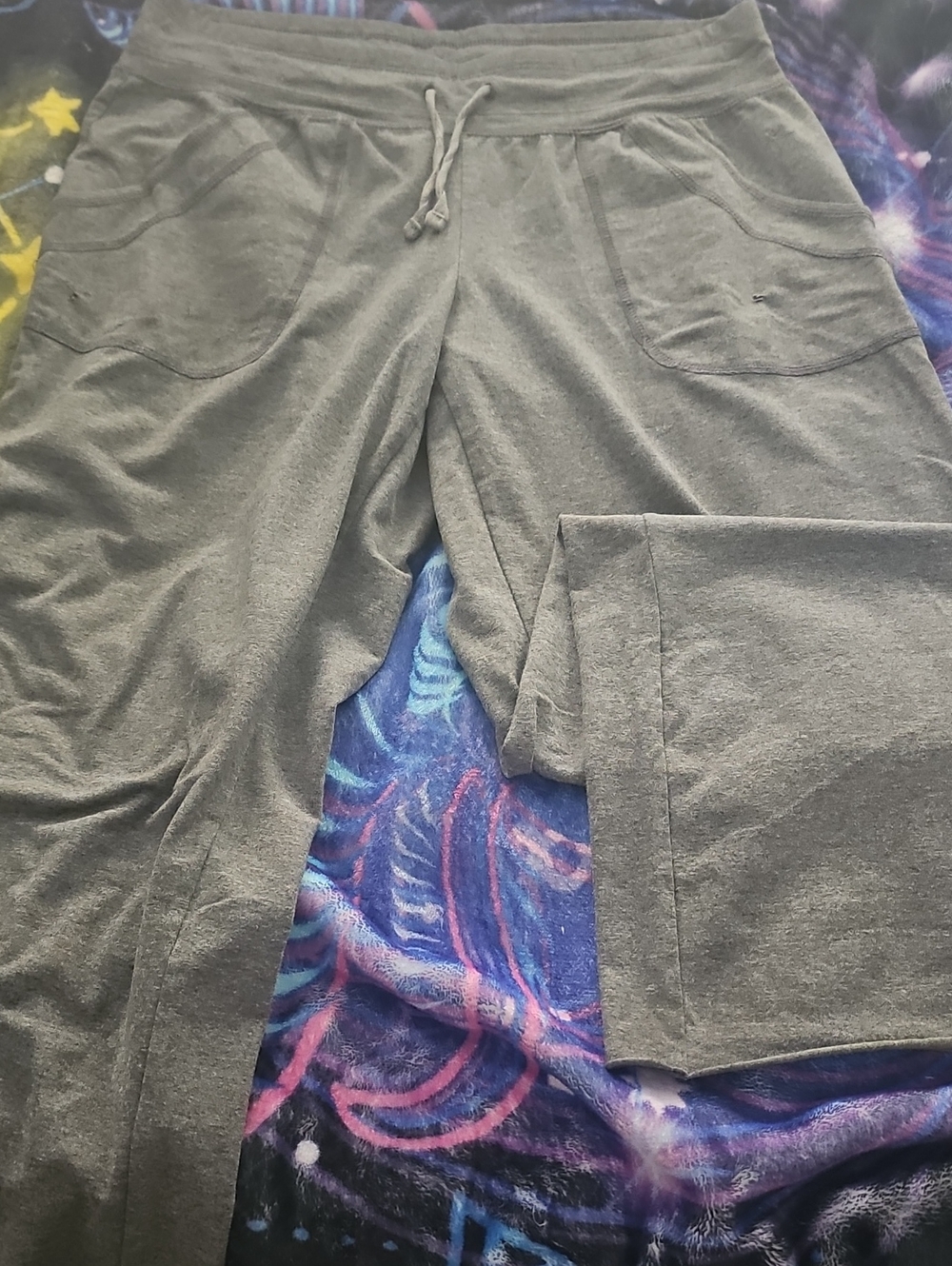 Danskin Now Charcoal Drawstring Lounge Pants